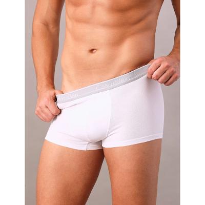 Kit 2 Underwear Trunk Cintura Baixa de Algodão Clássica Cuecas Calvin Klein - Branco