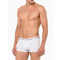 Kit 4 Underwear Trunk Classic Cintura Baixa Com Elastano Elástico Cueca Calvin Klein - Branco - 2