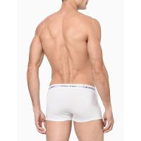 Kit 4 Underwear Trunk Classic Cintura Baixa Com Elastano Elástico Cueca Calvin Klein - Branco - 5
