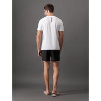 Camiseta Manga Curta Decote v Logo No Peito Calvin Klein Swimwear - Branco - 2