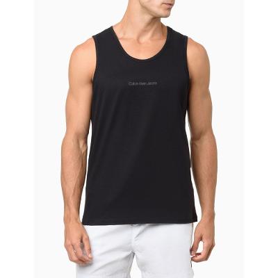 Regata Calvin Klein Jeans Masculina Logo Centralizado - Preto