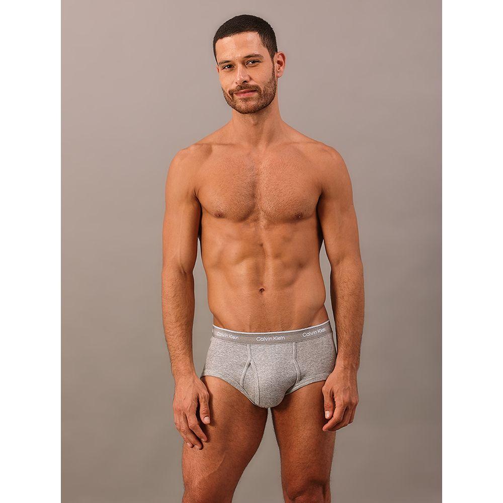 Kit 3 Cuecas Brief Cotton Rib Calvin Klein - 020 - 2