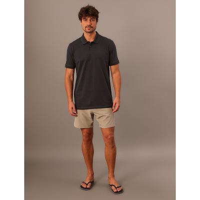 Polo Masculina Gola Retilínea Calvin Klein - Azul Marinho