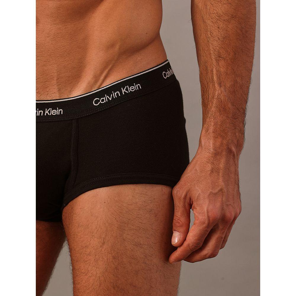 Kit 3 Cuecas Brief Cotton Rib Calvin Klein - Black - 3