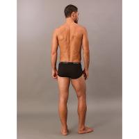 Kit 3 Cuecas Brief Cotton Rib Calvin Klein - Black