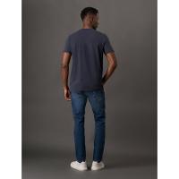 Camiseta Masculina Básica Estampa Logo Reissue No Peito Calvin Klein Jeans - Azul Marinho - 2