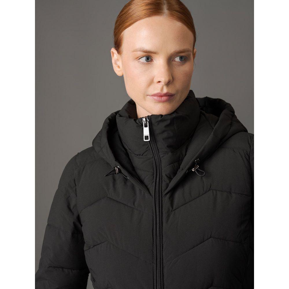 Jaqueta Feminina Matelassê Logo Calvin Klein Jeans - Preto - 4