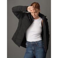 Jaqueta Feminina Matelassê Logo Calvin Klein Jeans - Preto - 5