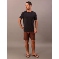 Camiseta Manga Curta Swimwear Logo Costas Calvin Klein Swimwear - Azul Marinho - 1