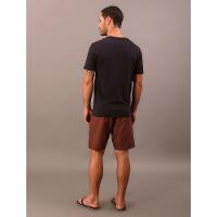 Camiseta Manga Curta Swimwear Logo Costas Calvin Klein Swimwear - Azul Marinho