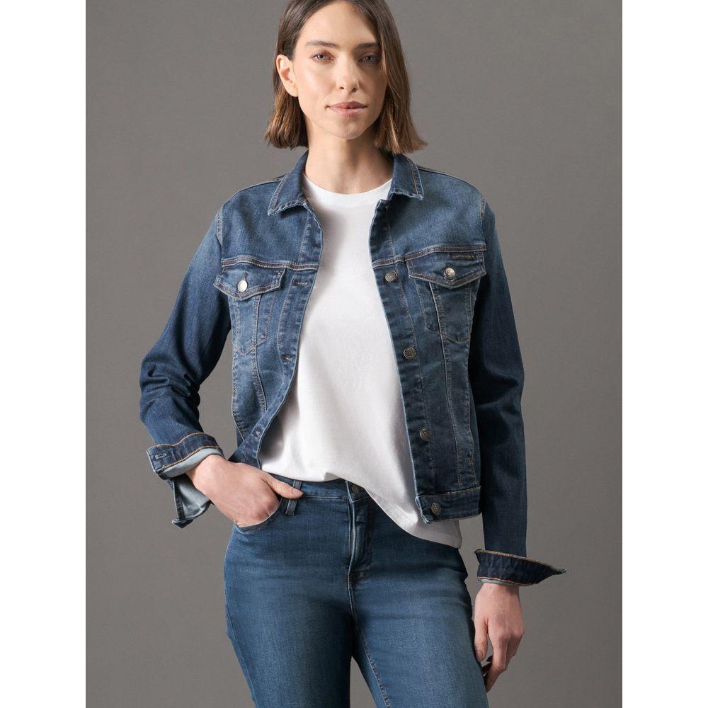 Camiseta Feminina Slim Estampa Mini Calvin Klein Jeans - Branco - 5