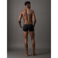 Kit 4 Underwear Trunk Classic Cintura Baixa Com Elastano Elástico Cueca Calvin Klein - Preto - 2