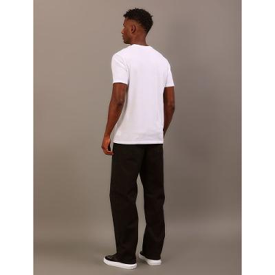 Camiseta Masculina Básica Estampa Logo Reissue No Peito Calvin Klein Jeans - Branco