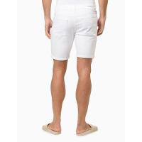 Bermuda de Sarja Masculina Com Stretch e Barra a Fio Calvin Klein Jeans - Branco - 3