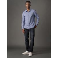 Camisa Manga Longa Calvin Klein Jeans Regular Fil a Fil - Azul Marinho - 3