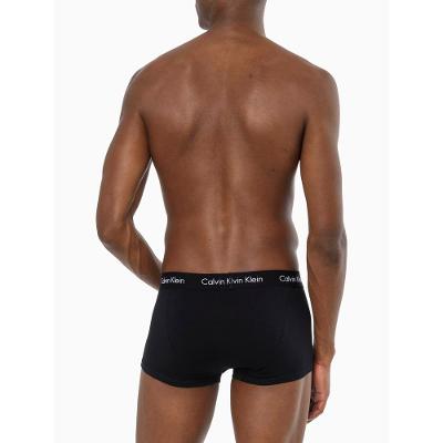 Kit 3 Cuecas Low Rise Trunk Classic Cintura Baixa Calvin Klein Underwear - Preto