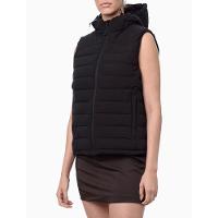 Colete Feminino Matelassê Com Zíper Calvin Klein Jeans - Preto - 1