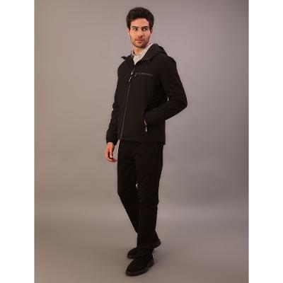 Jaqueta Masculina Capuz e Logo No Peito Calvin Klein Jeans - Preto