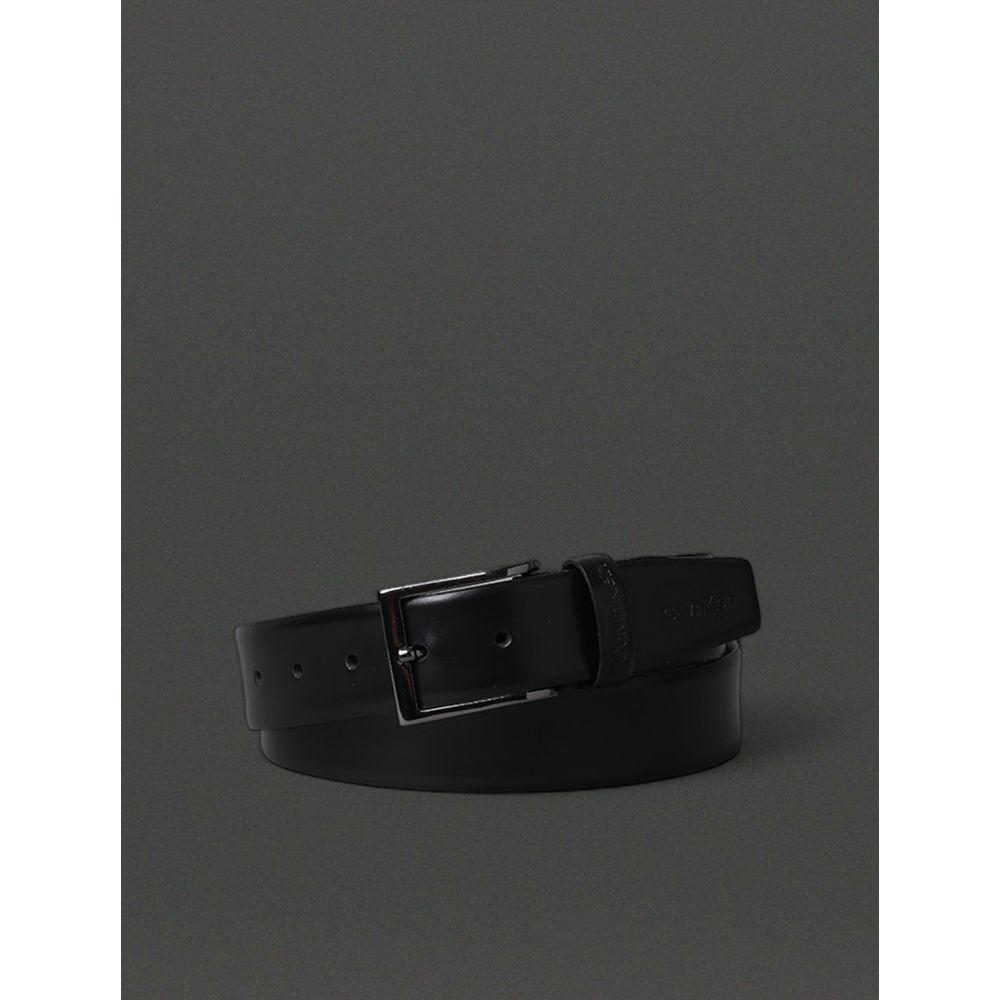 Cinto Masculino Básico de Couro Calvin Klein - Preto - 1