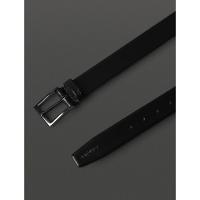 Cinto Masculino Básico de Couro Calvin Klein - Preto - 2