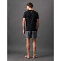 Camiseta Manga Curta Decote v Logo No Peito Calvin Klein Swimwear - Preto - 2