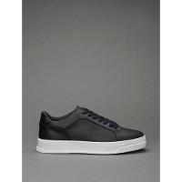 Tênis Masculino de Couro Cano Baixo Calvin Klein - Preto - 1