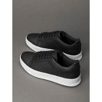 Tênis Masculino de Couro Cano Baixo Calvin Klein - Preto - 3