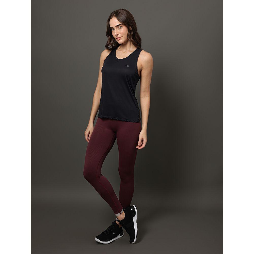 Regata Feminina Texturizada Calvin Klein Sport - Preto - 3