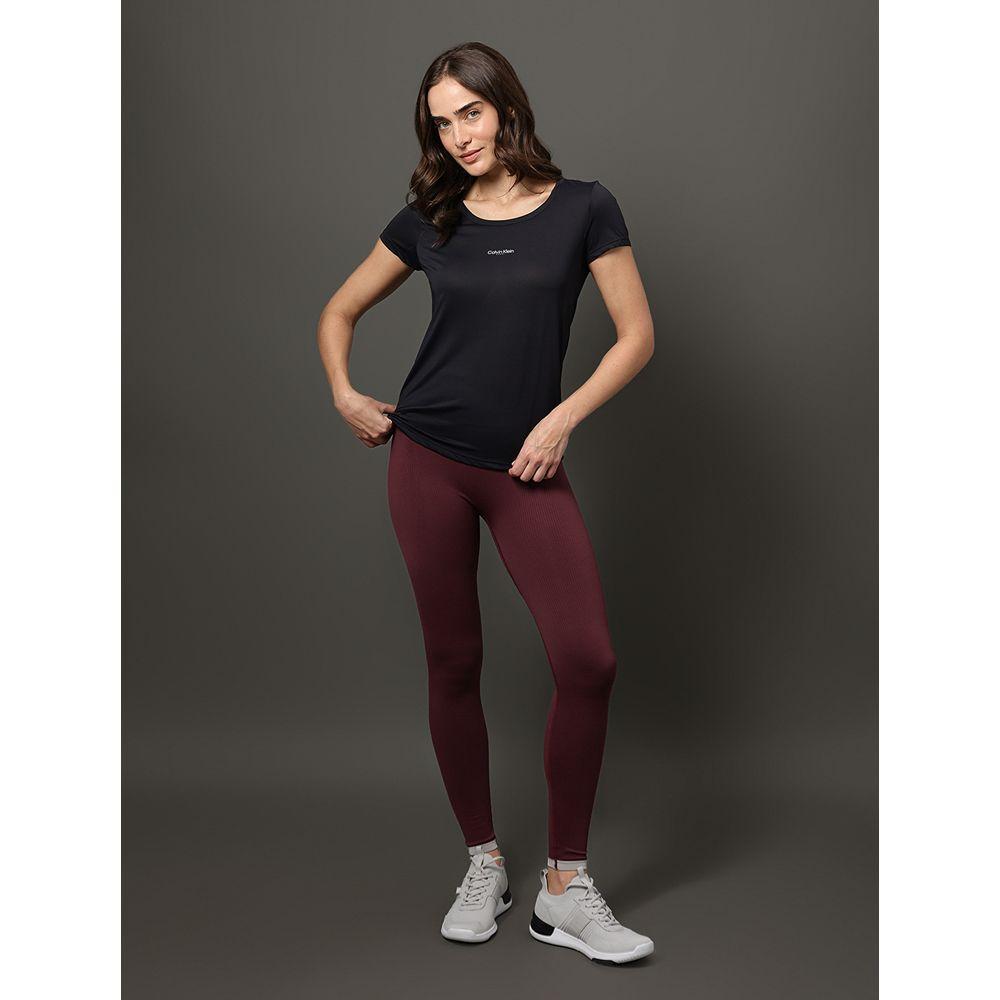 Camiseta Feminina Texturizada Calvin Klein Sport - Preto - 3