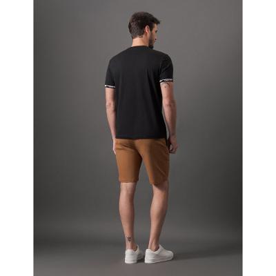 Camiseta Masculina Punho Logo - Preto