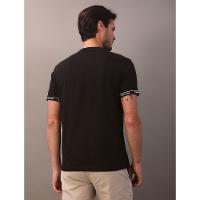 Camiseta Masculina Punho Logo - Preto