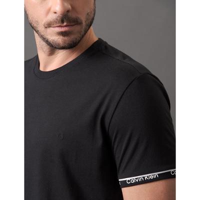 Camiseta Masculina Punho Logo - Preto