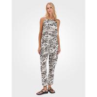 Calça Feminina Cenoura Animal Print Calvin Klein - Off White - 1