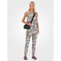 Calça Feminina Cenoura Animal Print Calvin Klein - Off White - 2