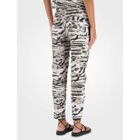 Calça Feminina Cenoura Animal Print Calvin Klein - Off White - 5