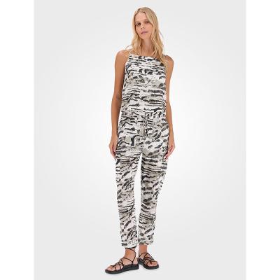 Calça Feminina Cenoura Animal Print Calvin Klein - Off White