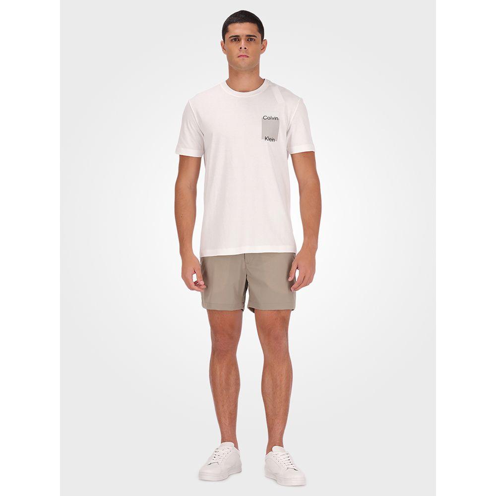 Camiseta Masculina Logo Relevo - Off White - 4