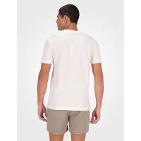 Camiseta Masculina Logo Relevo - Off White - 3