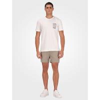 Camiseta Masculina Logo Relevo - Off White - 4