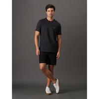 Camiseta Masculina Piquet Pontilhado Calvin Klein Jeans - Preto - 3