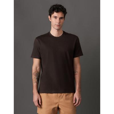 Camiseta Masculina Logo Centralizado Calvin Klein Jeans - Cafe