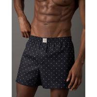 Cueca Samba Canção Modern Print Diamond Calvin Klein Underwear - Preto