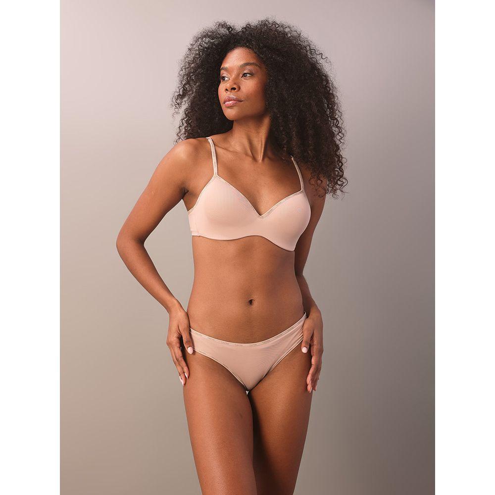 Calcinha Tanga Soft Micrologo Calvin Klein Underwear - Skin Médio - 2