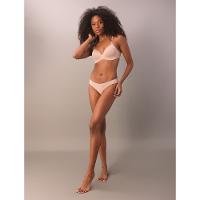 Calcinha Tanga Soft Micrologo Calvin Klein Underwear - Skin Médio - 1