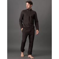 Calça Masculina Jogger Moletom Calvin Klein Underwear - Marrom - 5