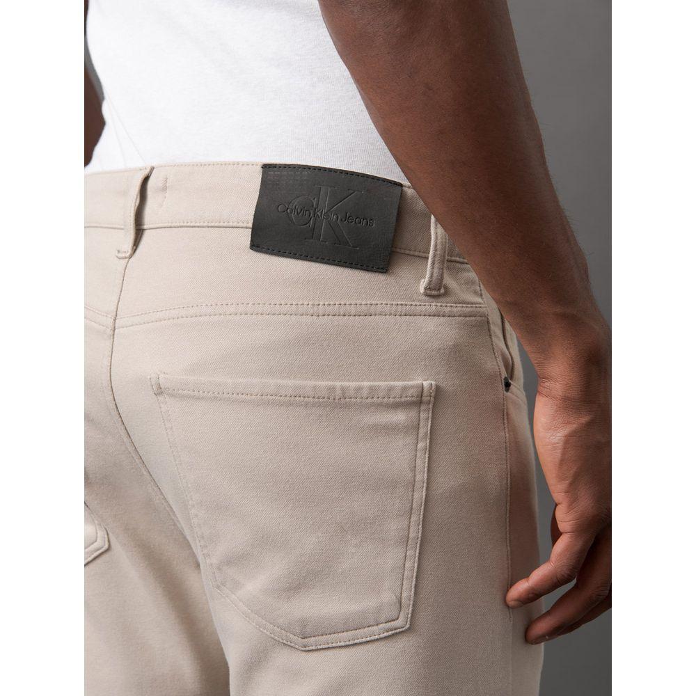 Calça Masculina Slim 5 Pockets Calvin Klein Jeans - Areia - 4