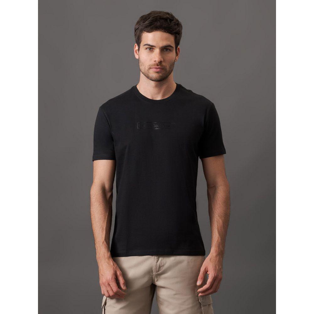 Camiseta Masculina Logo Box Calvin Klein Jeans - Preto - 1