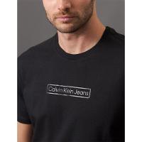 Camiseta Masculina Logo Box Calvin Klein Jeans - Preto