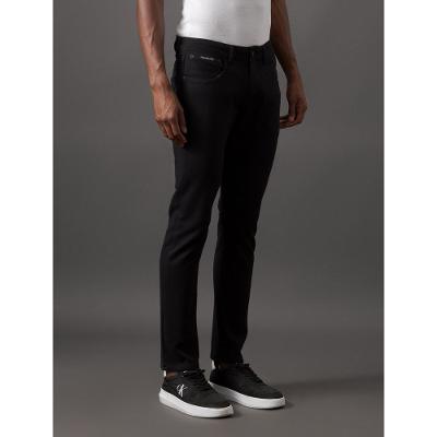 Calça Masculina Moletom 5 Pockets Calvin Klein Jeans - Preto