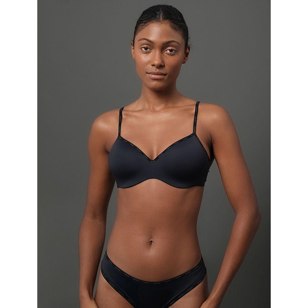 Sutiã Bojo Light Soft Micrologo Calvin Klein Underwear - Preto - 1